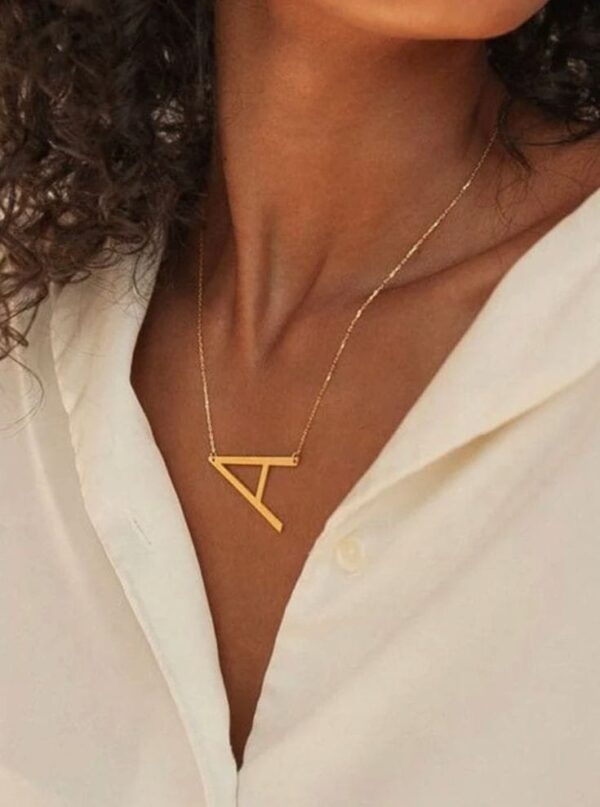 initial letter necklace