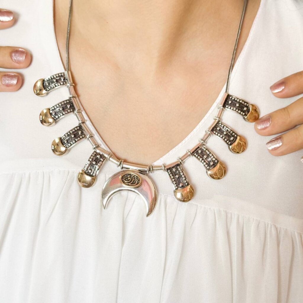 arabic design necklace