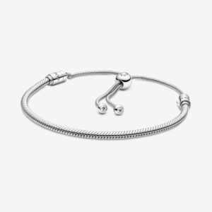pandora moments snake chain sliding bracelet