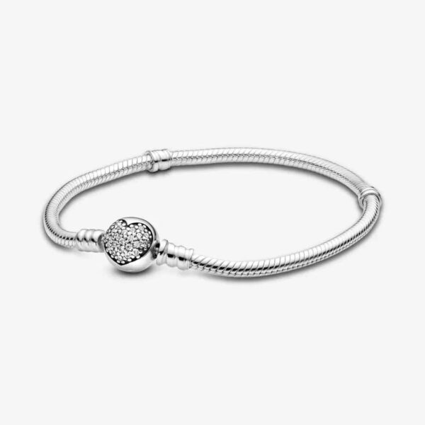 sparkling heart bracelet