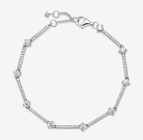 pandora sparking pave tennis bracelet