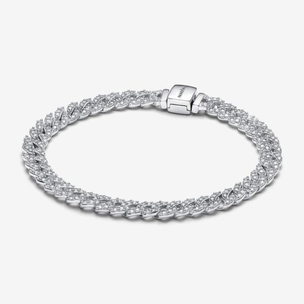 timeless pava cuban chain bracelet