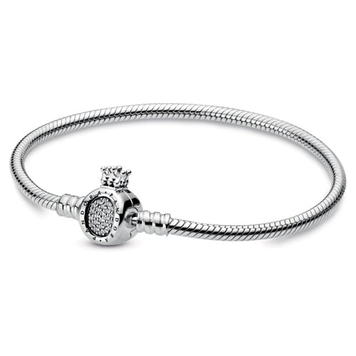 pandora crown o snake chain bracelet