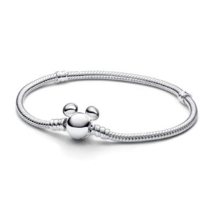 mickey mouse clasp snake chain bracelet mickey mouse clasp snake chain bracelet