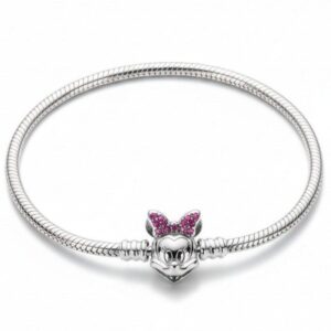 minnie mouse clasp snake chain bracelet minnie mouse clasp snake chain bracelet