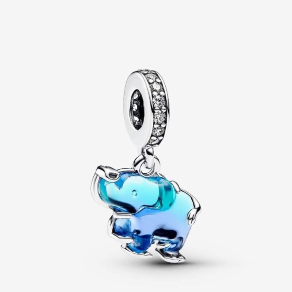 pandora blue murano elephant charm