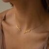 customized couple necklace