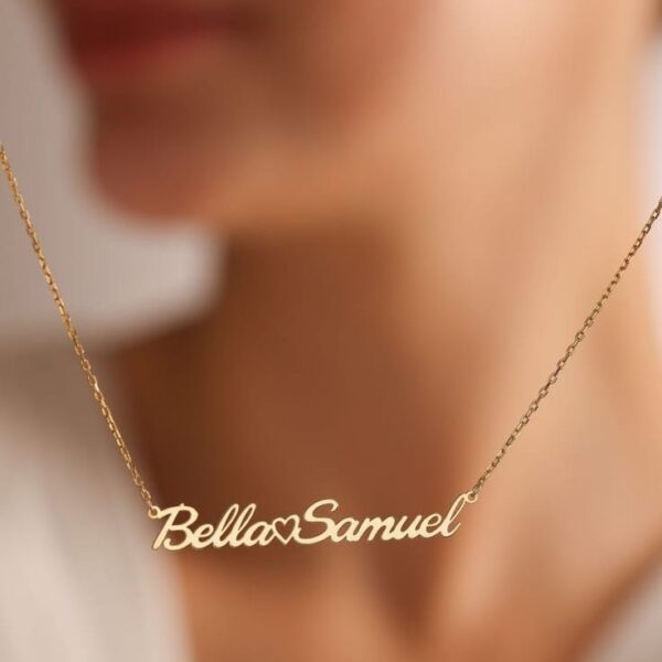 customized couple necklace