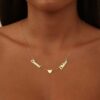 customized couple necklace