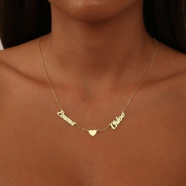 customized couple necklace