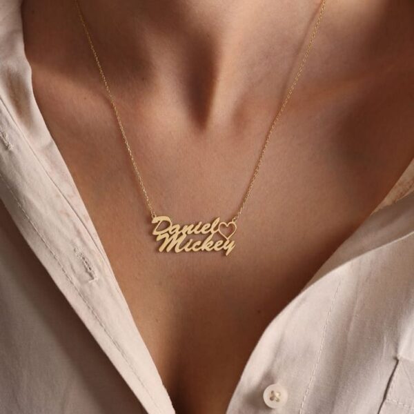 customized couple necklace