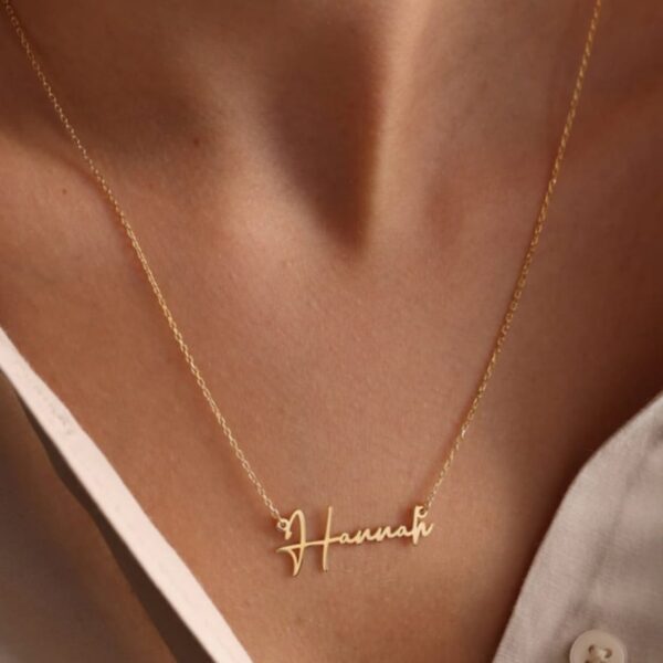 customized name necklace