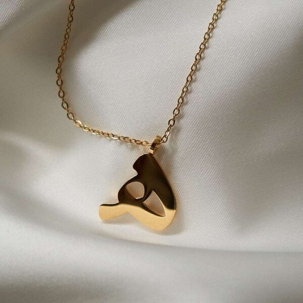 customized letter necklace