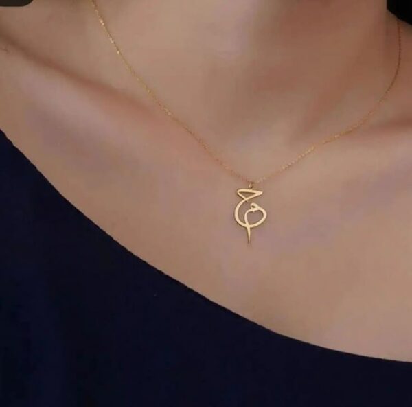 customized letter necklace