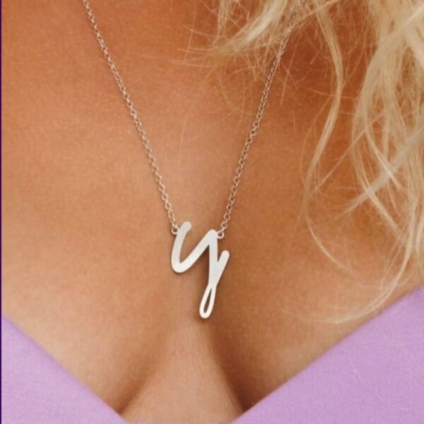 customized letter necklace