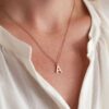 customized letter necklace