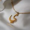 customized letter necklace