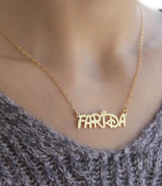 customized name necklace