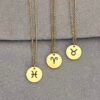 customized zodiac sign necklace customized zodiac sign necklace